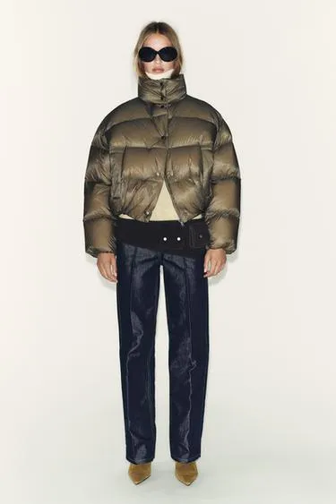 Короткий пуховик WATER REPELLENT WINDPROOF- Заказать в России