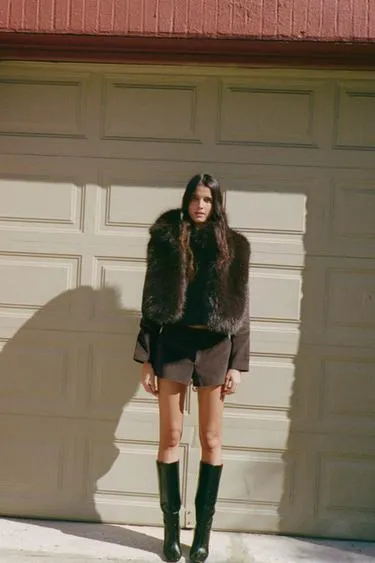 Жилет из искусственного меха