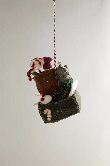 Zara Елочное украшение игровая коробка из фетра