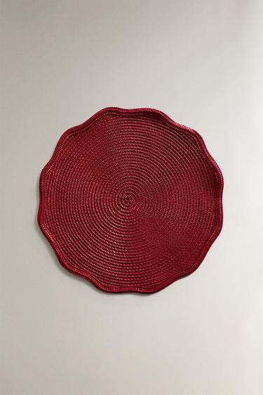 Zara Рождественский подстилка с блондинкой кружевной отделкой (упаковка из 2 штук)