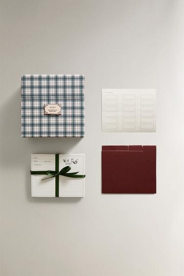 Zara Набор рецептов для рождества с открытками