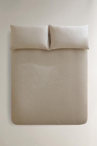 Zara Плед из фланели в клетку