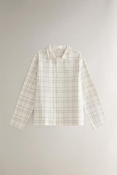 Zara Рубашка в клетку купить с доставкой.