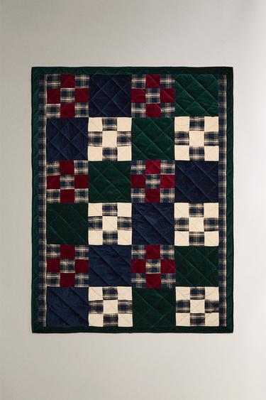 Zara Плед в стиле пэтчворк