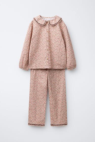 Zara 6-14 лет/пижама «цветы и кружево»