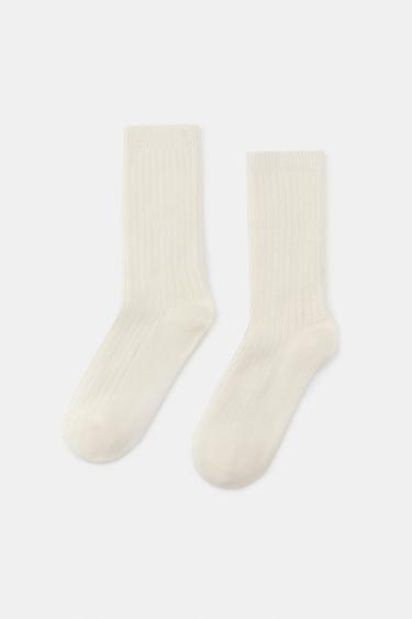 Zara Гладкие шерстяные носки