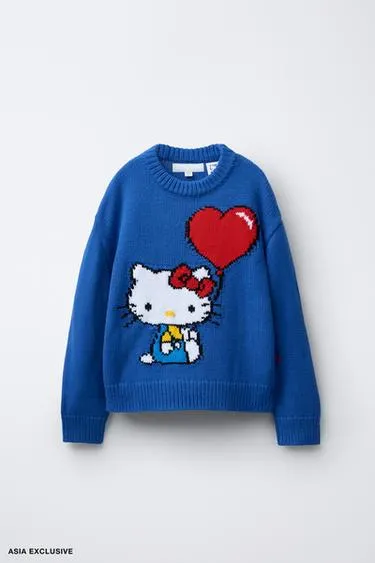 Вязаный джемпер HELLO KITTY © SANRIO- Заказать в России