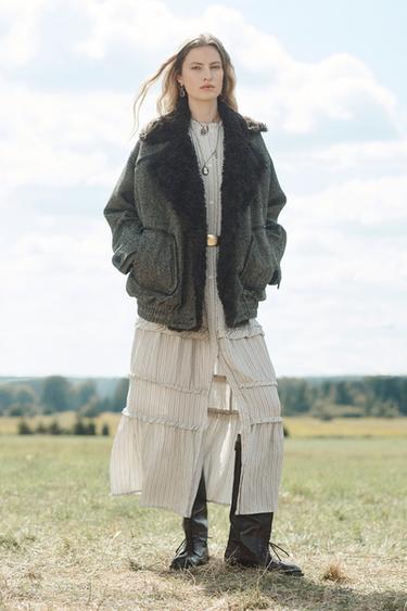 Zara Платье ROMANTIC с поясом - LIMITED EDITION