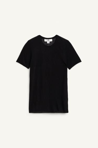 Zara Топ из ограниченной коллекции из 100% шерсти купить с доставкой.