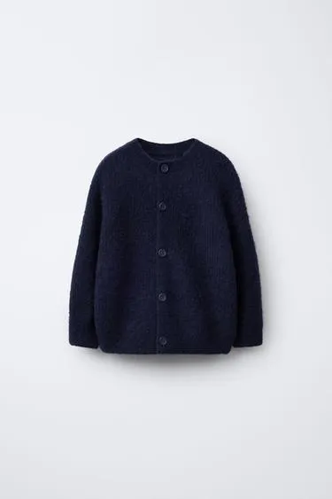 Кардиган из шерсти и альпаки- Заказать в России