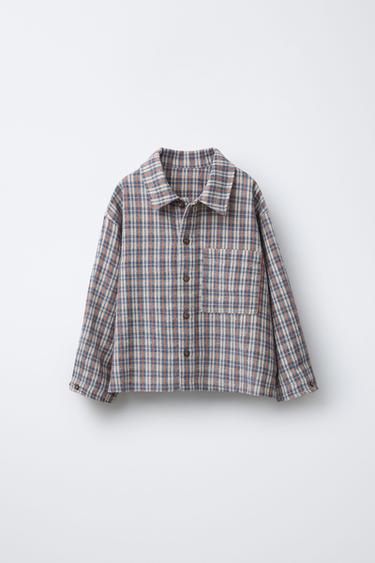 Zara Рубашка в клетку