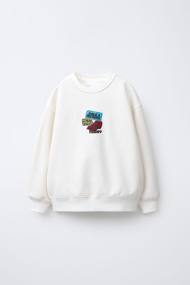 Zara Толстовка с принтом «банка»