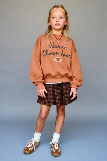 Юбка-шорты в клетку