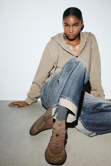 Zara Эластичные спортивные ботильоны