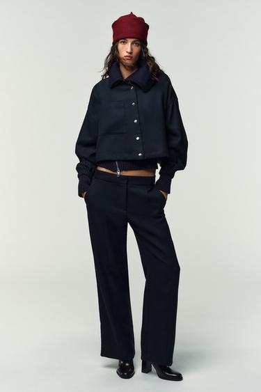 Zara Короткий бомбер-шар