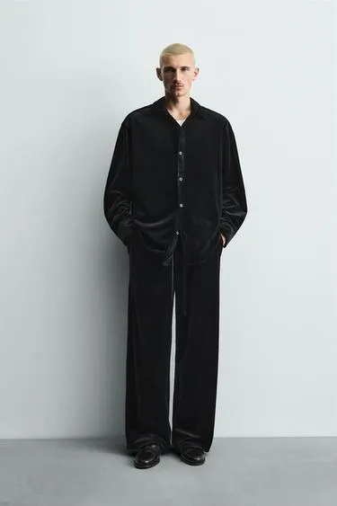 Брюки RELAXED FIT из бархата