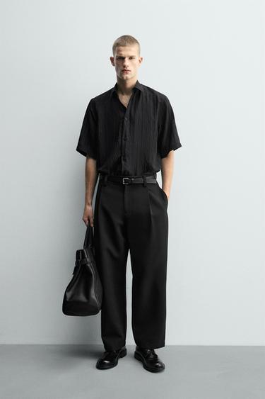 Zara Рубашка TEXTURED RELAXED FIT