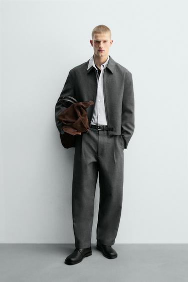 Zara Брюки BALLOON FIT с защипами