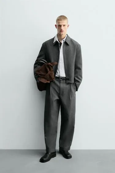 Брюки BALLOON FIT с защипами