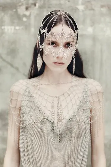 Колье-воротник с кольцами и бахромой — LIMITED EDITION- Заказать в России