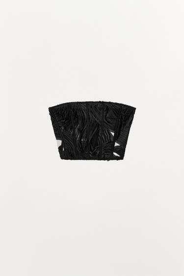 Zara Топ-корсет структурный LIMITED EDITION