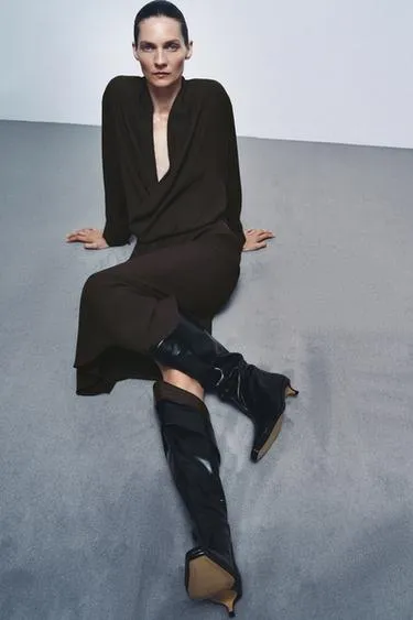 Высокие кожаные сапоги — LIMITED EDITION- Заказать в России