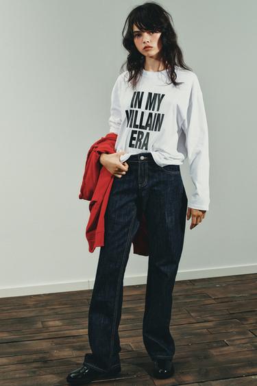 Zara Лонгслив с текстовым принтом ©DISNEY купить с доставкой.