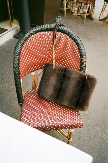 Zara Сумка из искусственного меха