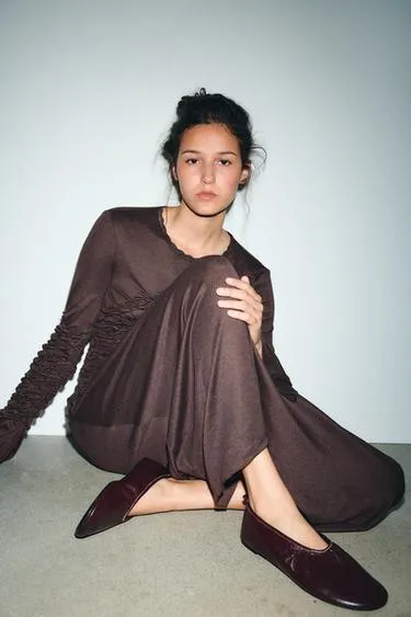 Балетки из мягкой кожи- Заказать в России