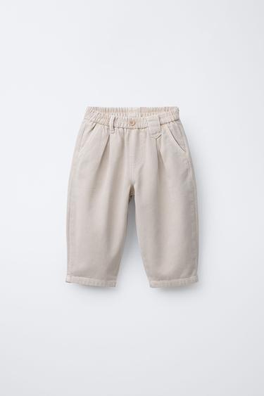 Zara Брюки BALLOON с защипами купить с доставкой.