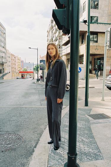 Zara Мягкие брюки из саржи
