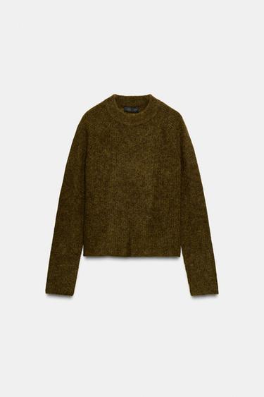 Zara Свитер из шерсти и альпаки