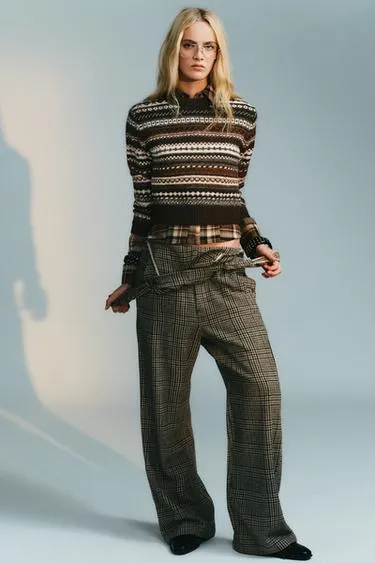 Жаккардовый свитер