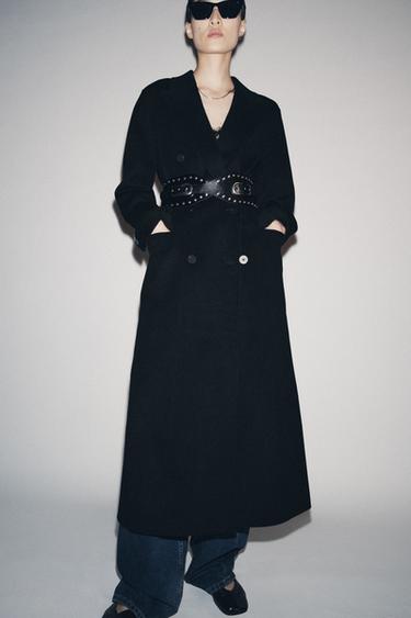 Zara Кожаный ремень-корсет с заклепками