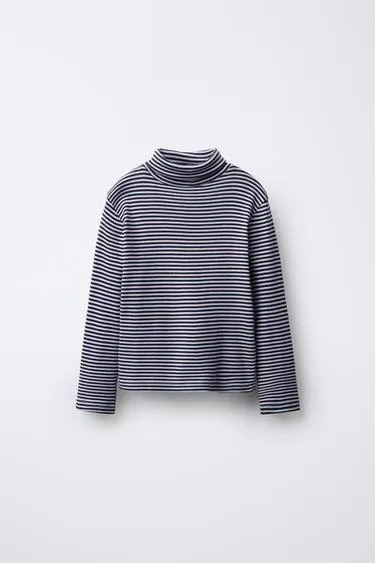 Лонгслив в полоску с воротником-стойкой BENSIMON ® X ZARA