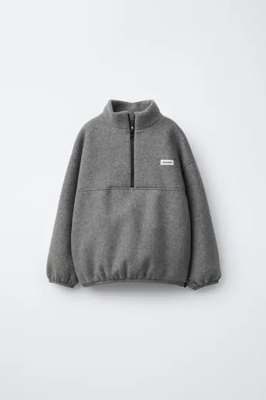 Толстовка из поларфлиса BENSIMON ® X ZARA с нашивкой