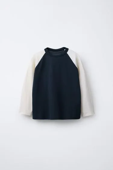 Футболка с рукавом реглан BENSIMON ® X ZARA- Заказать в России