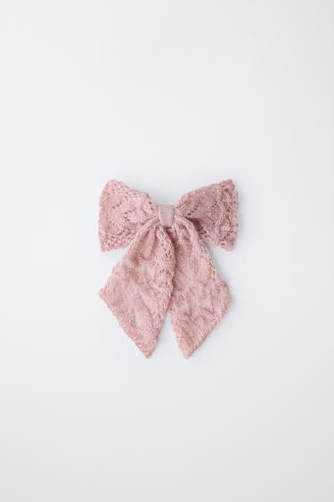 Zara Заколка в виде банта из шерсти с альпакой купить с доставкой.