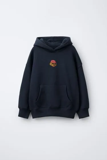 Худи с вышитой собакой- Заказать в России