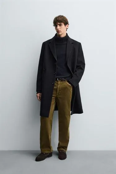 Пальто REGULAR FIT из шерсти