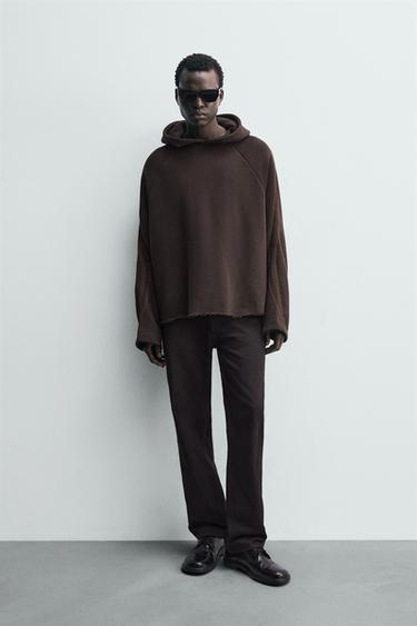 Zara Толстовка с контрастной полоской