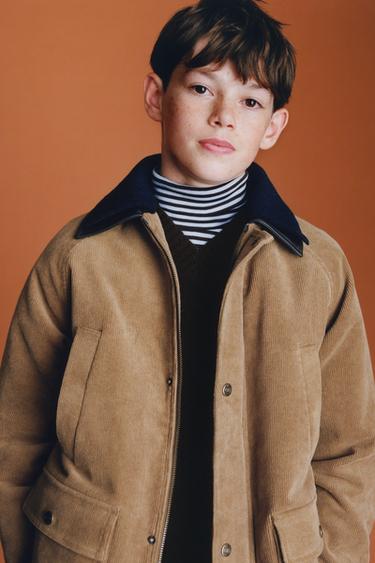 Zara Стеганая куртка из костюма BENSIMON ® X ZARA с отстегивающимся воротником