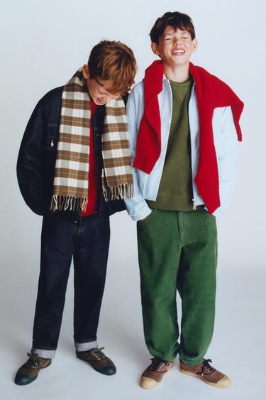 Zara Прямые бархатные брюки BENSIMON ® X ZARA купить с доставкой.