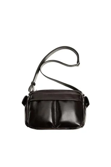 Кожаная сумка через плечо