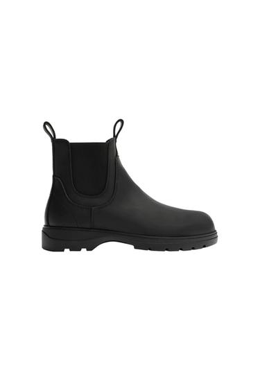 Zara Кожаные ботинки челси