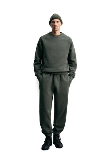 Zara Джоггеры классического кроя с кантом