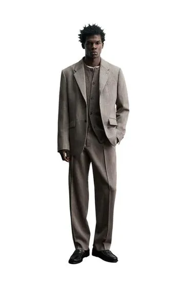 Костюмные брюки из 100% шерсти