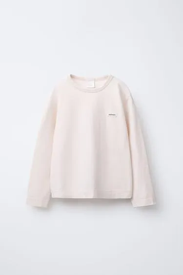 Футболка однотонная с эмблемой BENSIMON X ZARA- Заказать в России