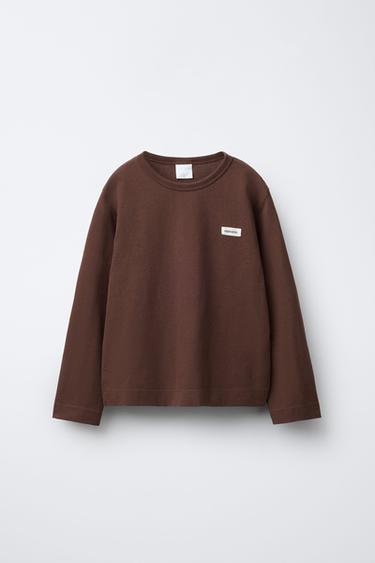 Zara Однотонный лонгслив с этикеткой BENSIMON X ZARA