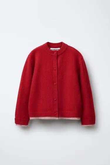 Трикотажный кардиган с двойным низом BENSIMON ® X ZARA